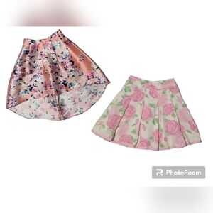 Girls Floral Skirt Lot Size 8 | Children’s Place & Ally B | Spring Summer